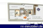 Grundriss-Skizze im II. UG - visualisiert